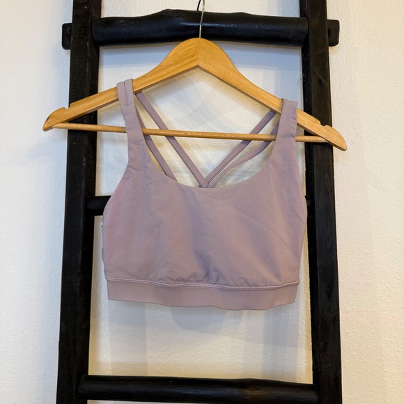 lululemon athletica Other - Lululemon Energy Sports Bra Racerback Strappy Light Purple Size 10